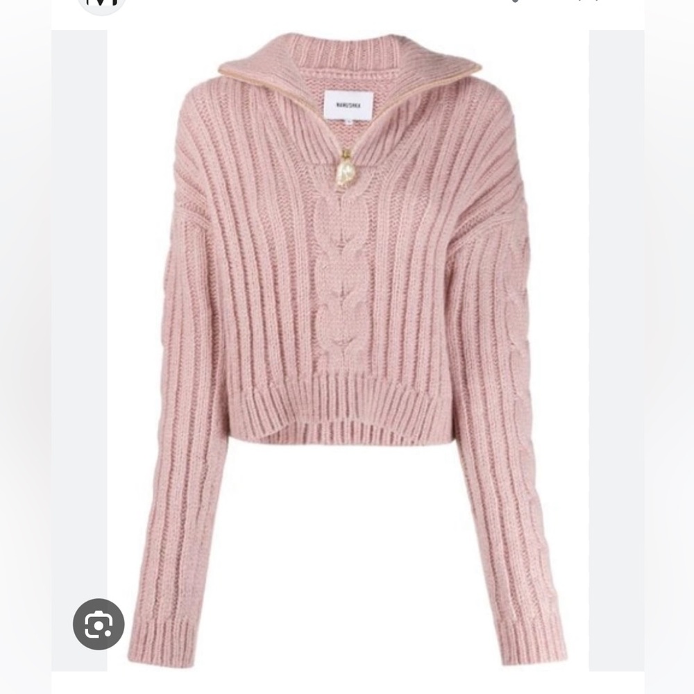 Nanushka ERIA CABLE-KNIT SWEATER XS NWOT